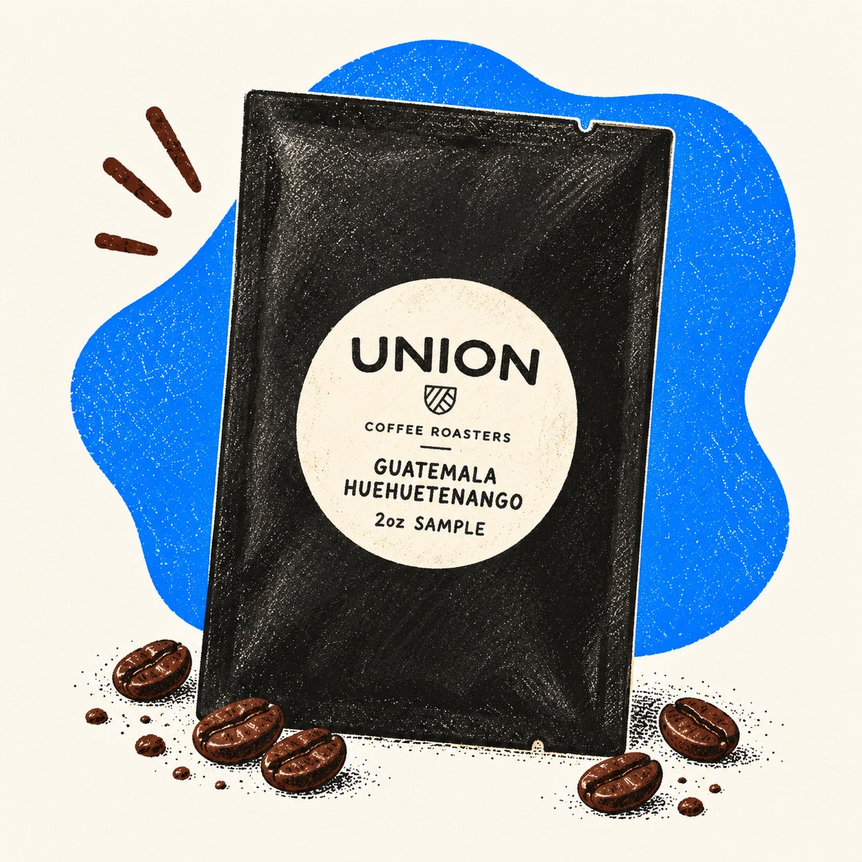 Hand-drawn 2oz sample pack of Guatemala - Huehuetenango
