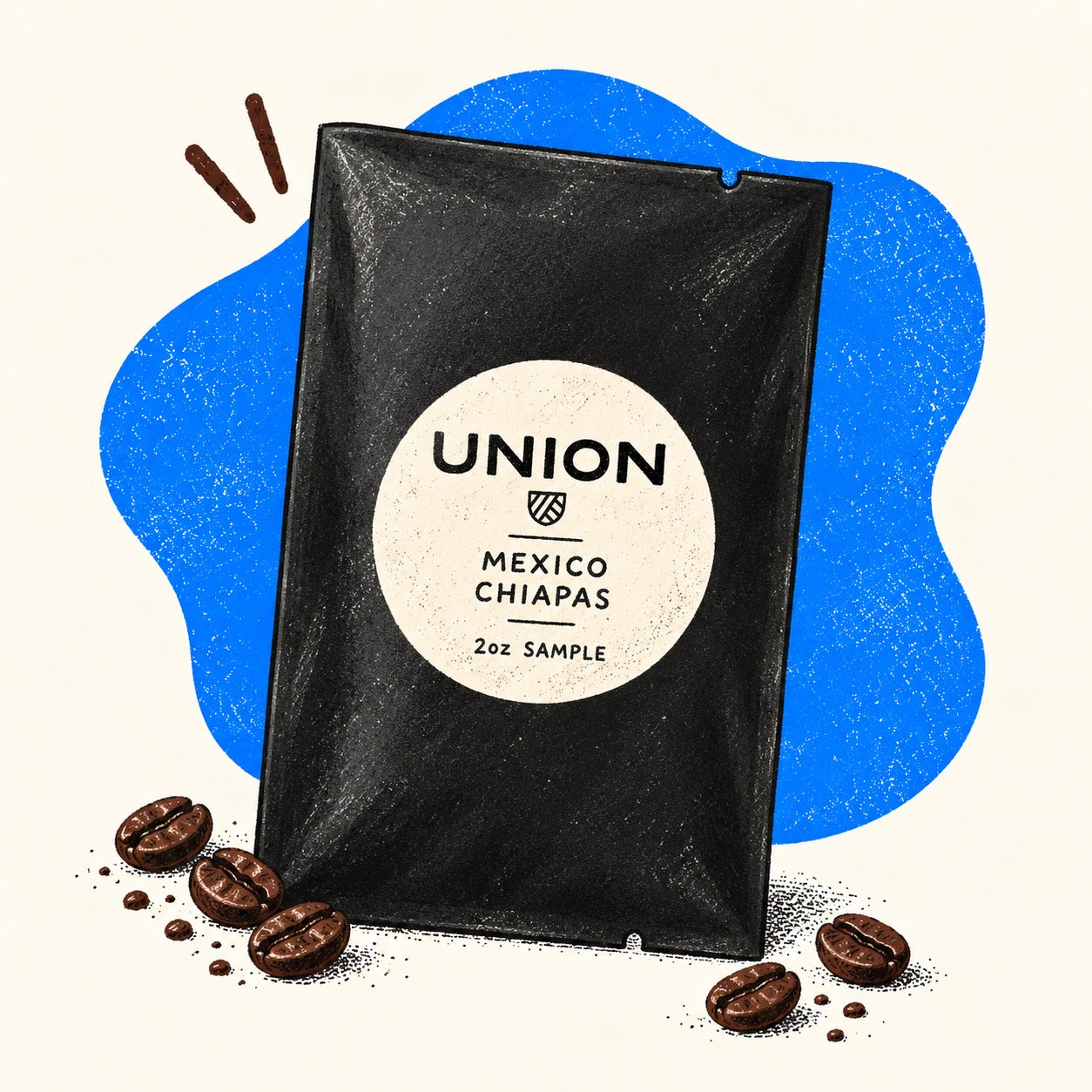 Hand-drawn 2oz sample pack of Mexico - Chiapas