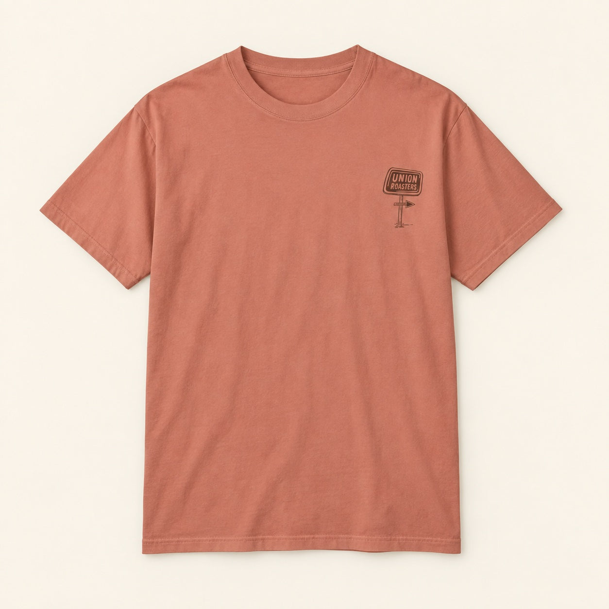4th Street Tee - terracotta - front